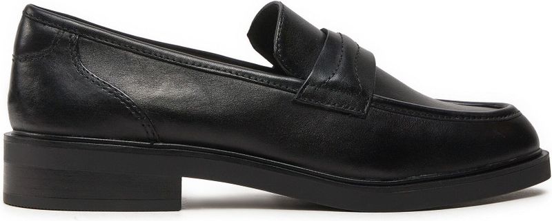 Caprice - 9-24300-43 - Dames Instappers - Zwart - Leer - G-breedte