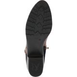 Caprice - Enkellaarsjes - Zwart - Leer - Blokhak