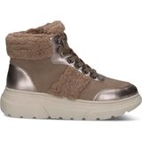 Caprice - Enkellaarsje - Zwart - Leer/Textiel - G-breedte