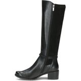 Merk - Model - Kuitlaarzen - Effen - Leer - Blokhak