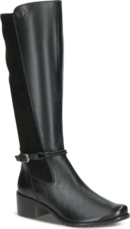 Merk - Model - Kuitlaarzen - Effen - Leer - Blokhak