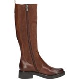 Kuitlaarzen - Effen - Leer - Ritssluiting - Blokhak - Warm Gevoerd