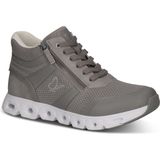 CAPRICE - Lace Boot - Enkellaarsjes - Grey - Veganistisch - Waterafstotend