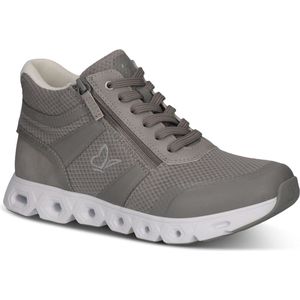 CAPRICE - Lace Boot - Enkellaarsjes - Grey - Veganistisch - Waterafstotend