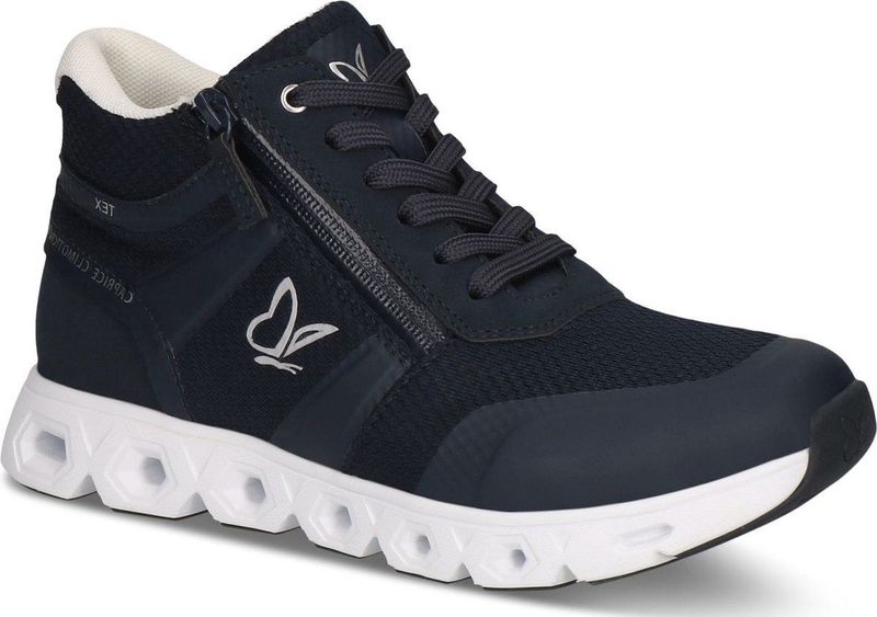 Sneakers - Effen - Imitatieleer, Mesh - Ritszakken, Uitneembare Zool