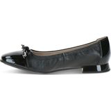 Caprice - 9-22104-42 - Dames Ballerina - Zwart - Leer - G-breedte