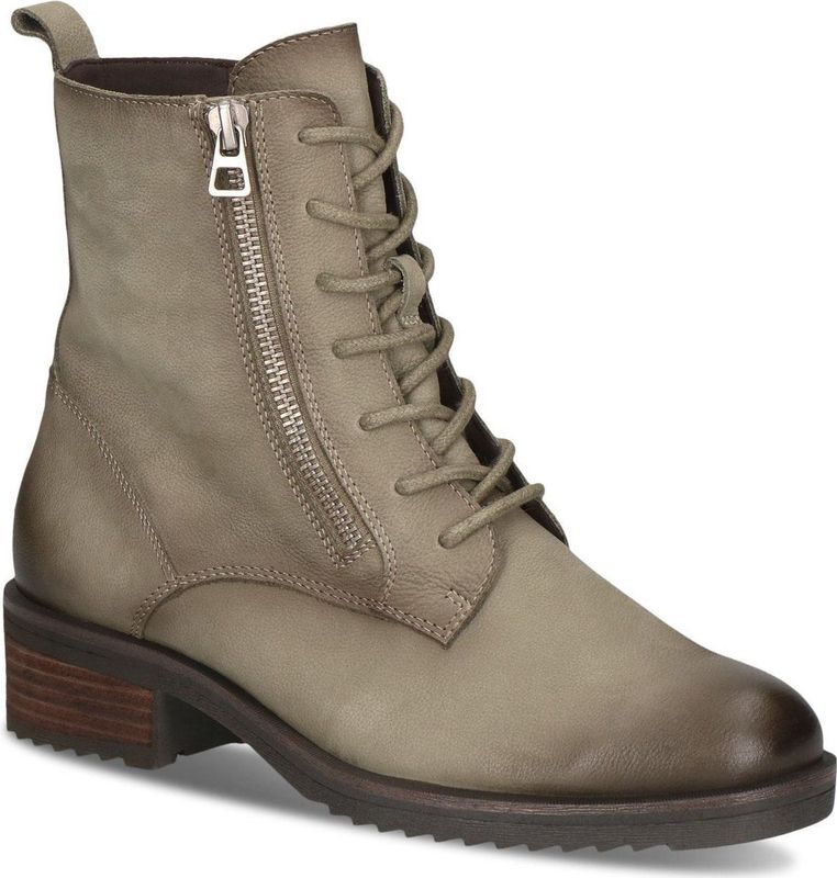 Caprice - 9-25253-43 - Enkellaarsje - Zwart - Leer - H-breedte