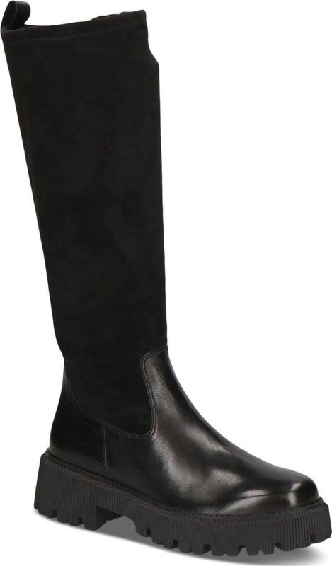 Caprice - 9-26509-43 - Dames Laarzen - Zwart - Leer/Textiel