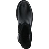 Enkellaarsjes - Effen - Leer - Blokhak - Ritssluiting - Warm Gevoerd