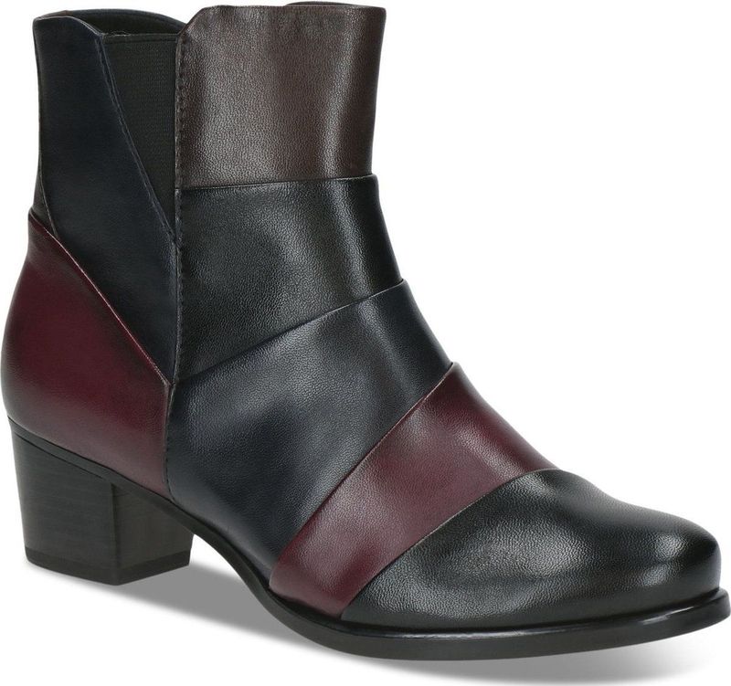 Caprice - 9-25337-961 - Enkellaarsje - Zwart - Leer