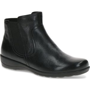 Caprice - 9-25495-43 - Enkellaarsje - Zwart - Leer - H-breedte