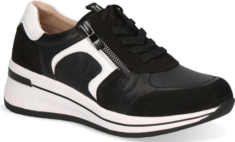 Caprice - Sneakers - Wit - Leer - H-wijdte - Vederlicht Loopgevoel