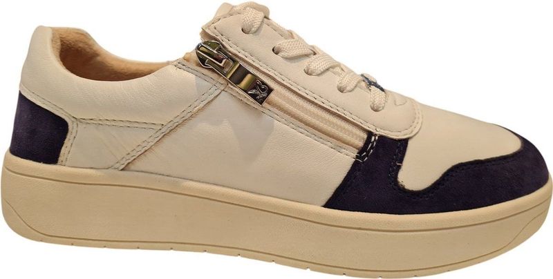 Caprice - 9-23311-44 - Sneaker - Wit - G-Breedte, Leren Bovenwerk, CAP Mem/fb-Waszooltechnologie