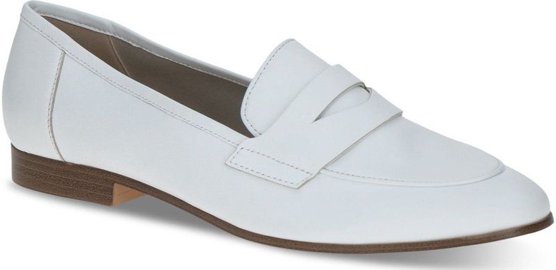 CAPRICE Mocassin Dames - Nappa Wit - Ergonomische Inlegzool