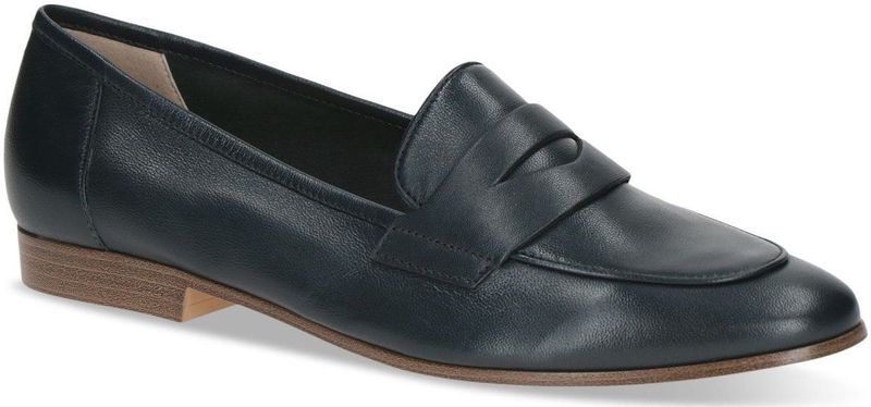 Caprice - Instappers - Blauw - Leer - G-breedte