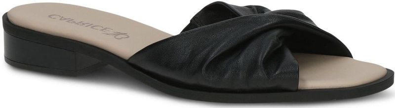 Caprice - 9-27200-44 - Slipper - Zwart - Leren Bovenwerk - G-Breedte