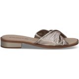 Caprice - Dames Slipper - G-breedte - Leer - Zwart
