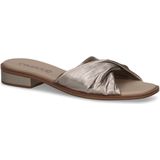 Caprice - Dames Slipper - G-breedte - Leer - Zwart