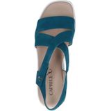 Merk - Model - Sandalen - Effen - Suède - Versterkte hak - Velcro sluiting