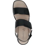 Caprice - 9-28307-44 - Sandalen - Zwart - Leer - G-breedte