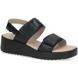 Caprice - 9-28307-44 - Sandalen - Zwart - Leer - G-breedte