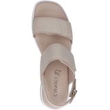 Caprice - 9-28307-44 - Sandalen - Zwart - Leer - G-breedte