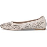 Caprice - 9-22101-44 - Ballerina's - Gebroken Wit - Nappa