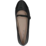 Caprice Dames 9-22116-44 ballerina's, zwart/goud, 36 EU, zwart/goud., 36 EU