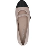 CAPRICE - Caprice - Ballerina's - Beige/Zwart - Leer