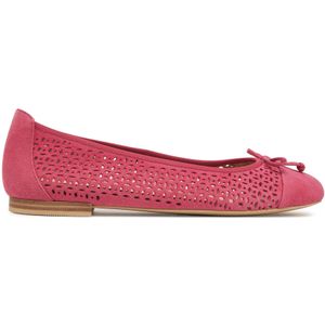Caprice Ballerina, Blockabsatz, Businessschuh, Bequemschuh mit dezenter Zierschleife