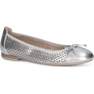 Caprice - 9-22185-42 - Dames Ballerina - Zwart - Leer - G-Breedte