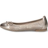 Ballerina - Effen - Suède - Slip-On - Platte Hak