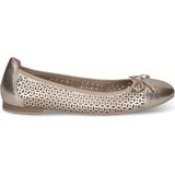Ballerina - Effen - Suède - Slip-On - Platte Hak
