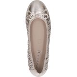 Ballerina - Effen - Suède - Slip-On - Platte Hak