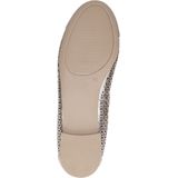 Ballerina - Effen - Suède - Slip-On - Platte Hak