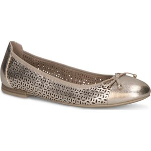 Ballerina - Effen - Suède - Slip-On - Platte Hak