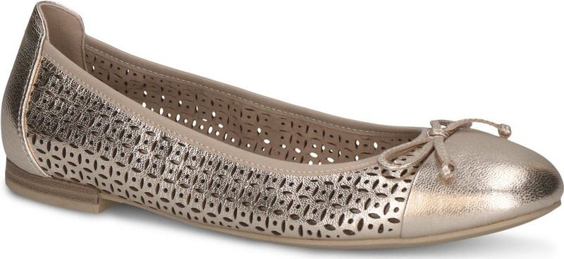 Ballerina - Effen - Suède - Slip-On - Platte Hak