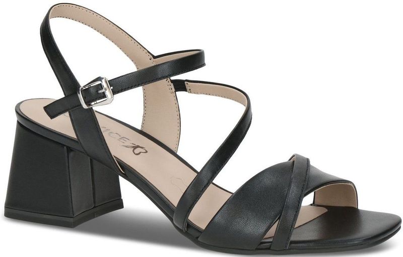 CAPRICE - Feestelijke Damessandalen - Black - Nappa