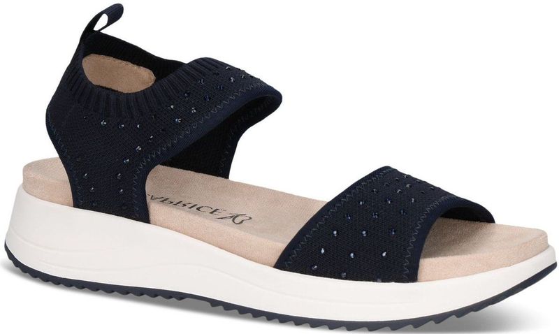 Caprice - 9-28710-44 - Sandaal - Groen - Textiel - G-breedte