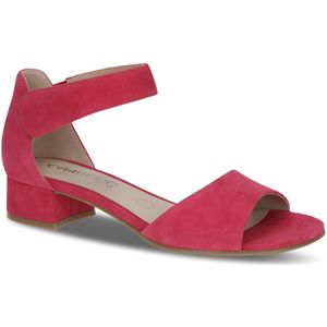 CAPRICE Damessandalen - Roze Suède - Leer - Ergonomisch Voetbed