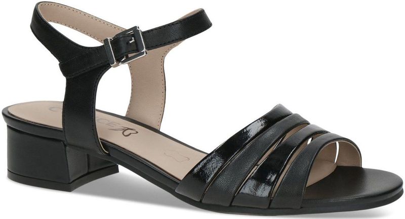 Caprice - 9-28206-44 - Sandalen - Zwart - Leer/Synthetisch