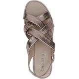 Caprice - 9-28101-44 - Sandalen - Blauw - Leer/Synthetisch