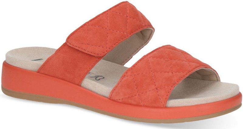 Caprice - Dames Slipper - G-Breedte - Leer - Zwart
