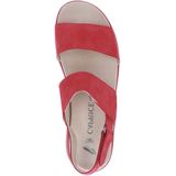 Caprice - 9-28207-44 - Sandaal - Lichtgrijs - Textiel - G-breedte