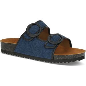 Caprice - 9-27402-44 - Slipper - Zwart - Leer/Textiel - G-breedte