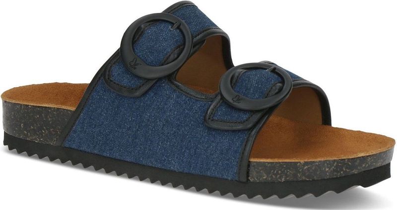 Caprice - 9-27402-44 - Slipper - Zwart - Leer/Textiel - G-breedte