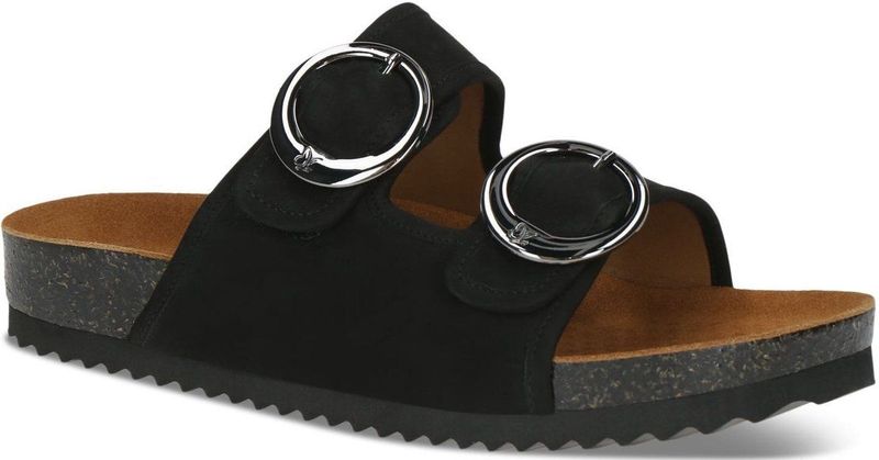 Caprice - 9-27403-44 - Slipper - Zwart - G-breedte - Klittenbandsluiting - CAP Climotion-technologie