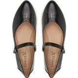 Caprice - 9-22112-44 Ballerina - Zwart - Leer - G-breedte