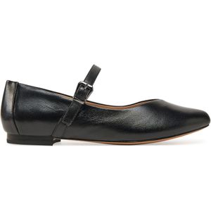 Caprice - 9-22112-44 Ballerina - Zwart - Leer - G-breedte
