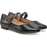 Caprice - 9-22112-44 Ballerina - Zwart - Leer - G-breedte